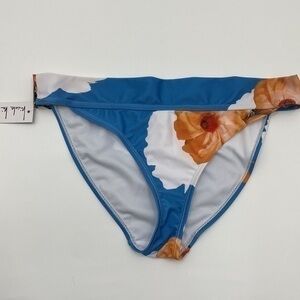 NWT Nicole Miller blue floral bikini bottom
Medium